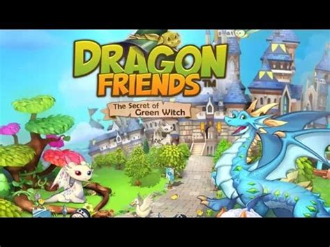 Dragon friends green witch